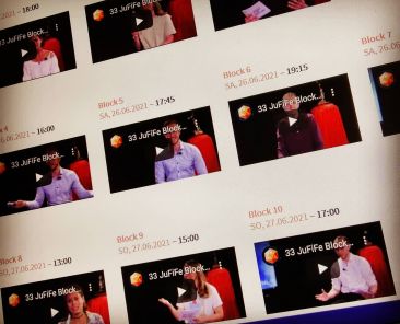 JuFiFe33 Filmblöcke auf Website
